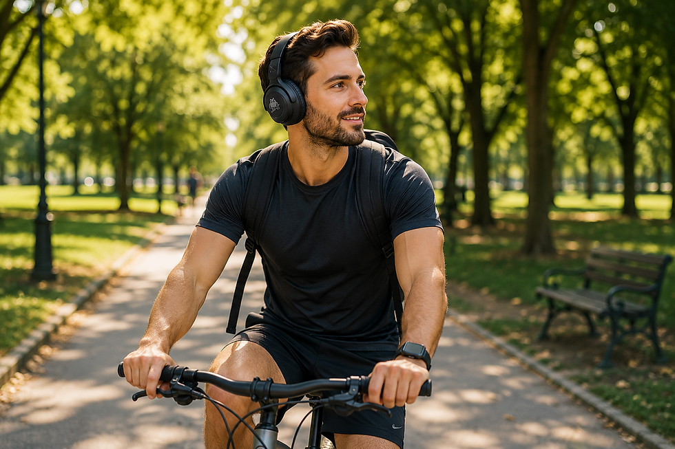 Thumbnail: Active Noise Cancelling Bluetooth Headphones (HIFI)