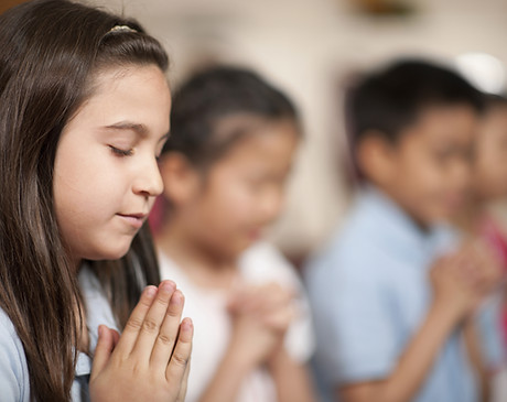 as crianças que Praying