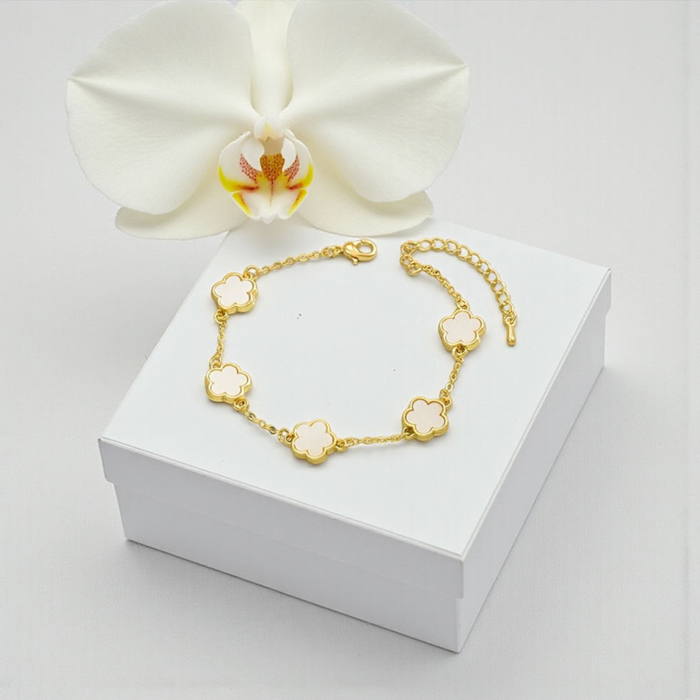 Bracciale "Harmonie" in acciaio inossidabile placcato oro