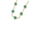 Collana Quadrifoglio Charm in acciaio inossidabile