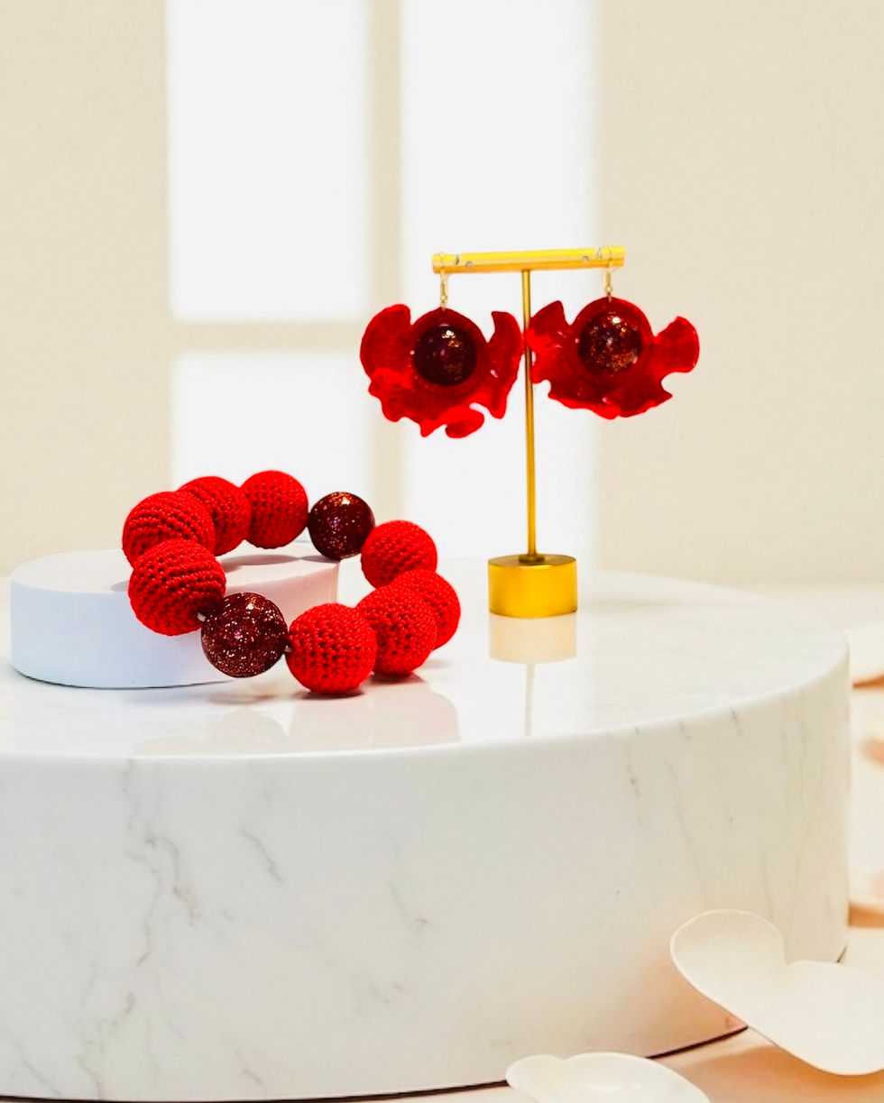Set Rosso Passione pezzi unici