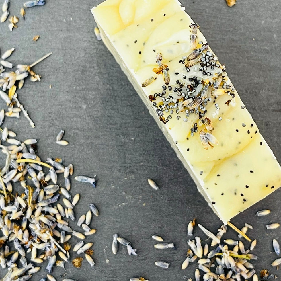 Thumbnail: close up of Lavender soap bar.