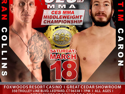 CES MMA Returns to Foxwoods Casino on March 18