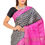 Thumbnail: Black Polka Dot Tussar Ghicha Silk Saree