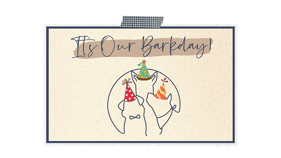 Woof Pack Anniversary Pawty