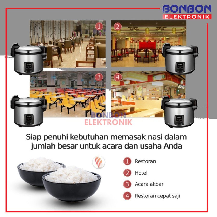 Thumbnail: CUCKOO Commercial Mechanical Rice Cooker CR-3021 5L No.1 in Korea