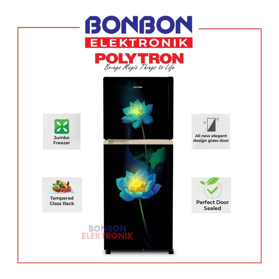 Polytron Kulkas 2 Pintu 210L PRM 21OLX / 21ORX 21 ORX Belleza