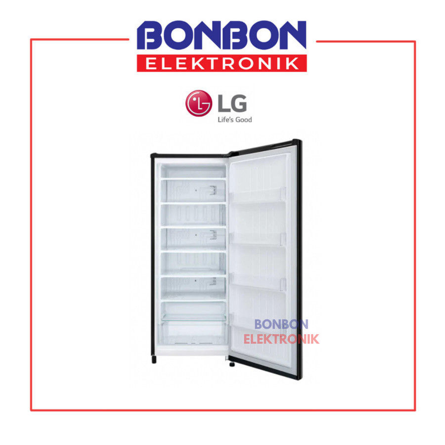 Thumbnail: LG Upright Freezer Inverter GN-INV304BK / GNINV304BK 165L 6 Rak