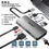 Thumbnail: PX UCH16 USB Hub Type C Converter Laptop Macbook to HDMI LAN RJ45 6in1