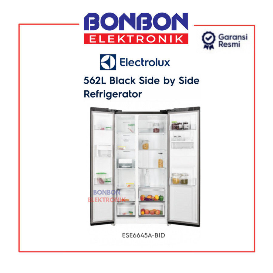 Thumbnail: Electrolux Kulkas Side By Side ESE6645A-BID / ESE 6645A-BID / ESE 6645