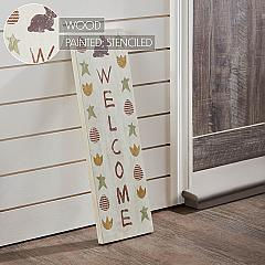Thumbnail: Easter Welcome Wooden Sign 20x6