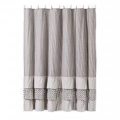 Thumbnail: Florette Ruffled Shower Curtain 72x72