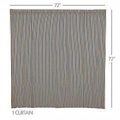 Thumbnail: Ashmont Ticking Stripe Shower Curtain 72x72