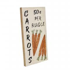 Thumbnail: Carrot Wooden Sign 15x8