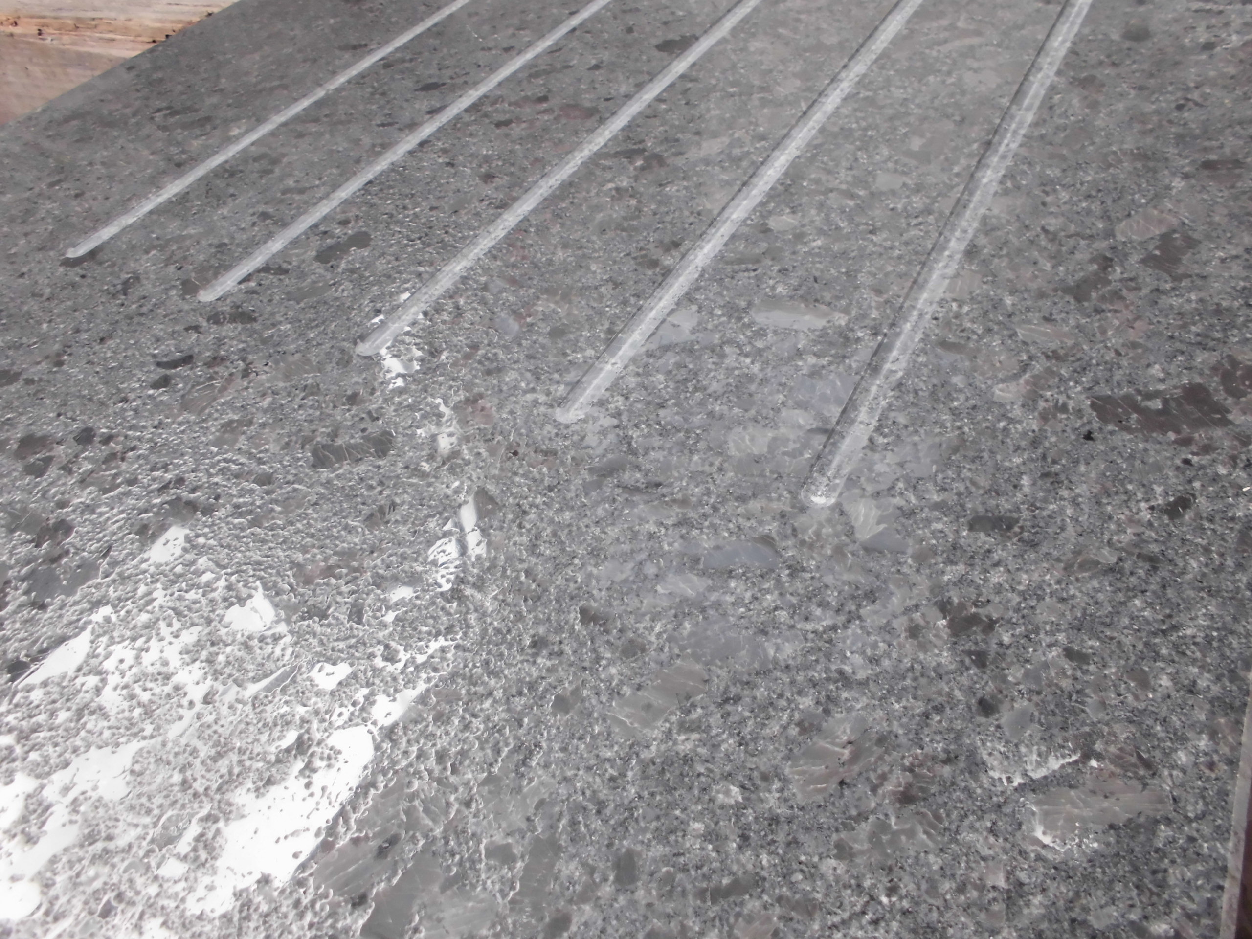 plan en granit steel grey "aligato"