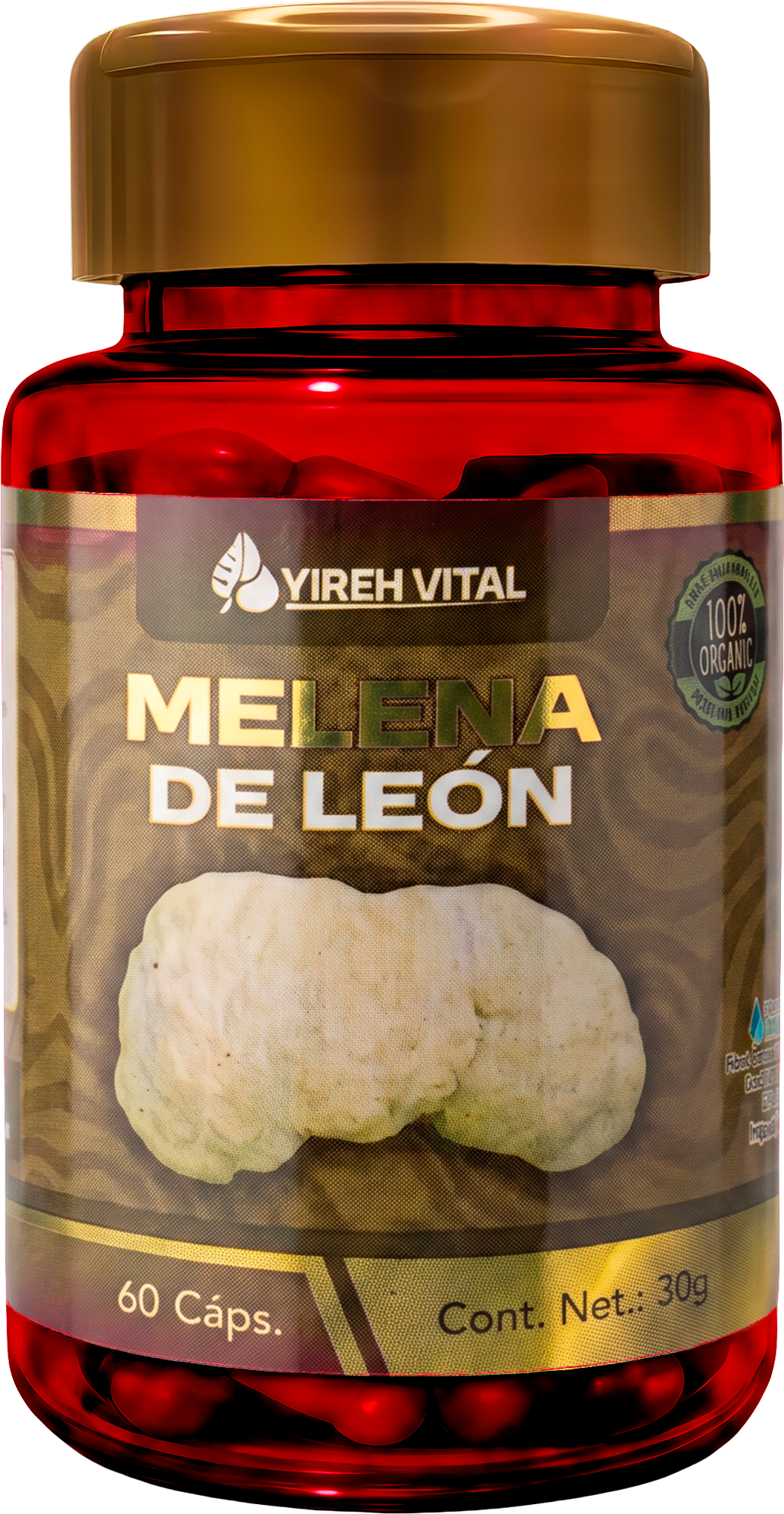 MELENA DE LEÓN | 60 cápsulas Yireh Vital