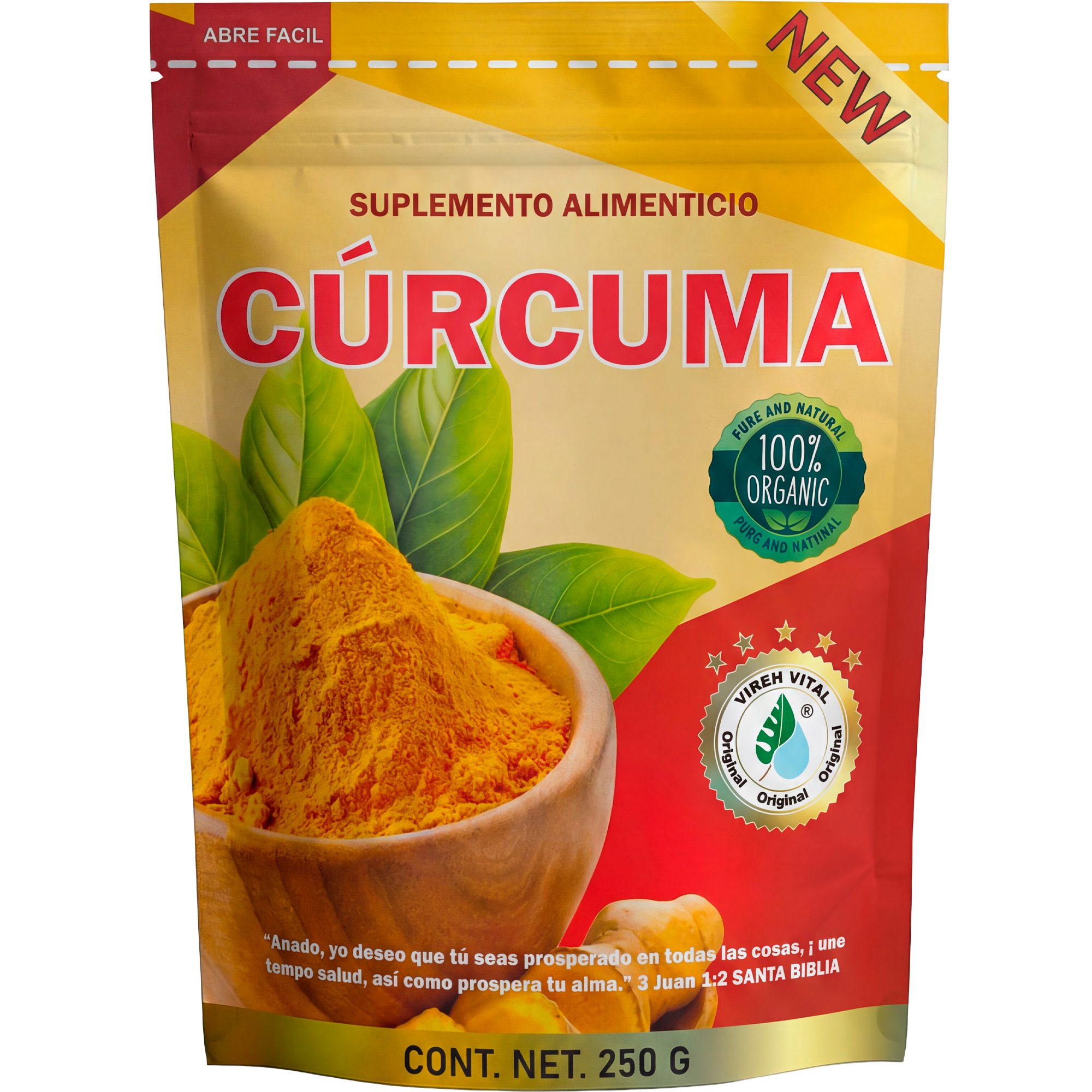 CÚRCUMA | 250g Yireh Vital