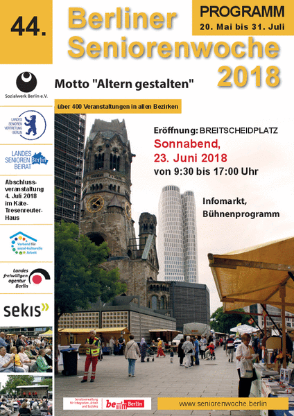 Eröffnung der 44. Berliner Seniorenwoche 2018 auf dem Breitscheidplatz