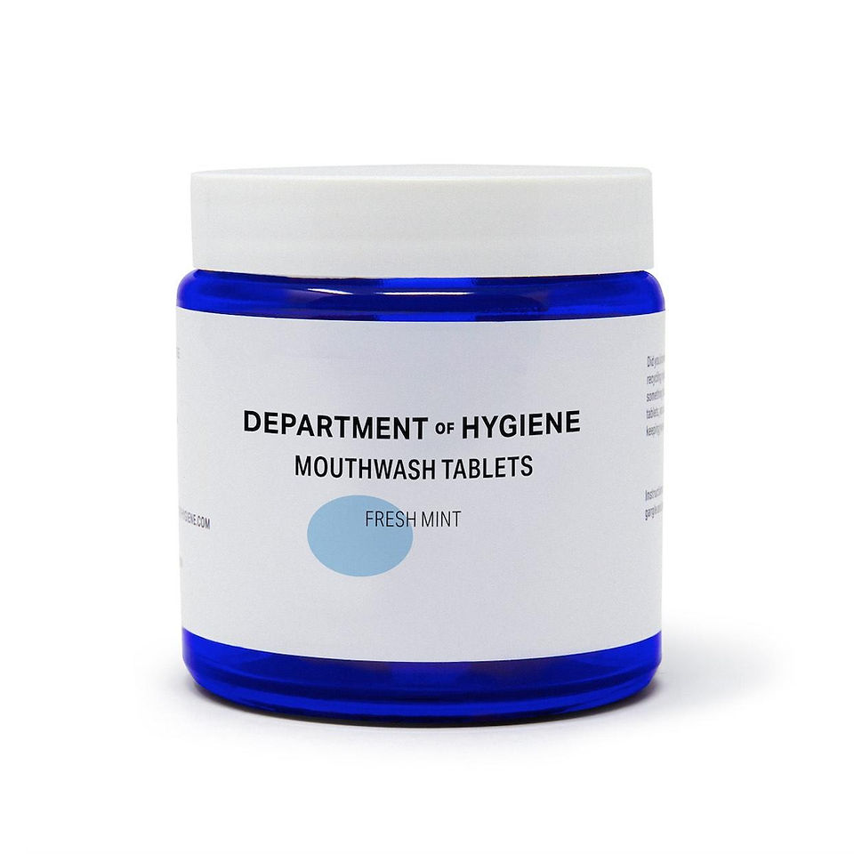Department Of Hygiene All Natural Mouthwash Tablets