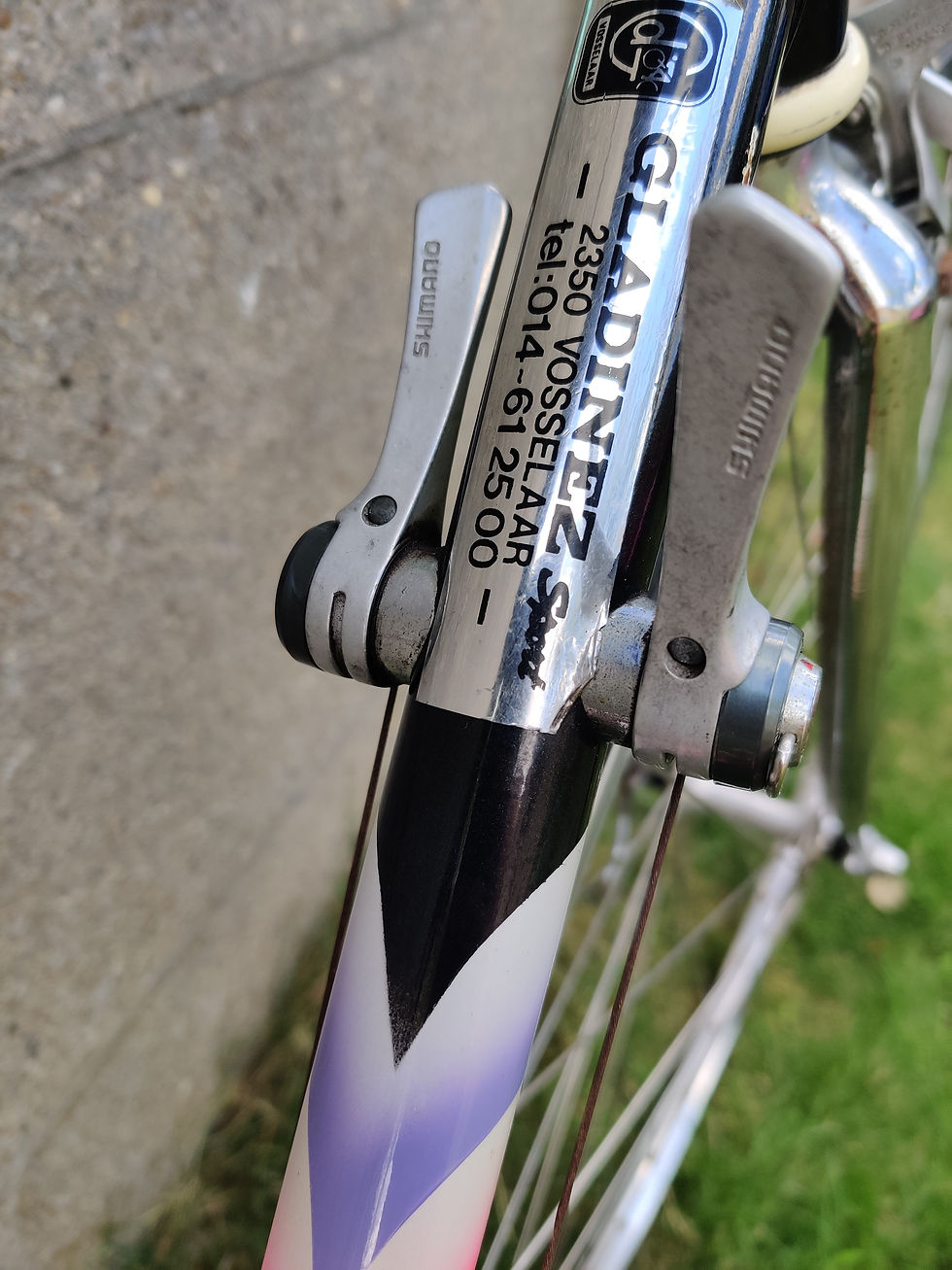 Thumbnail: Minerva Super retro koersfiets van 1991