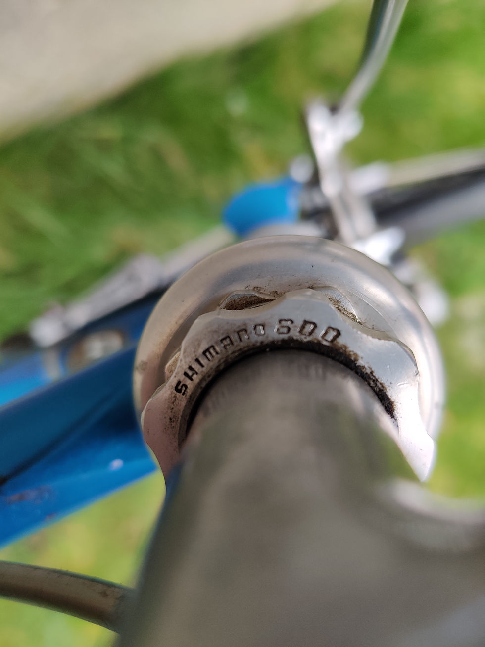 Thumbnail: Magnifieke blauwe Ludo retro koersfiets van 1978