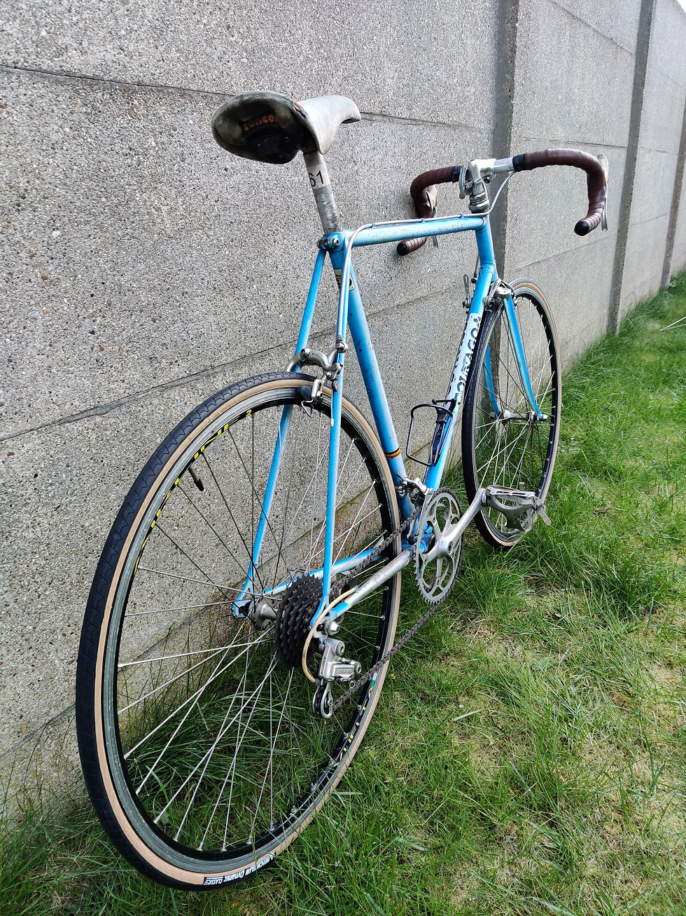 Thumbnail: Leuke retro koersfiets in prima staat
