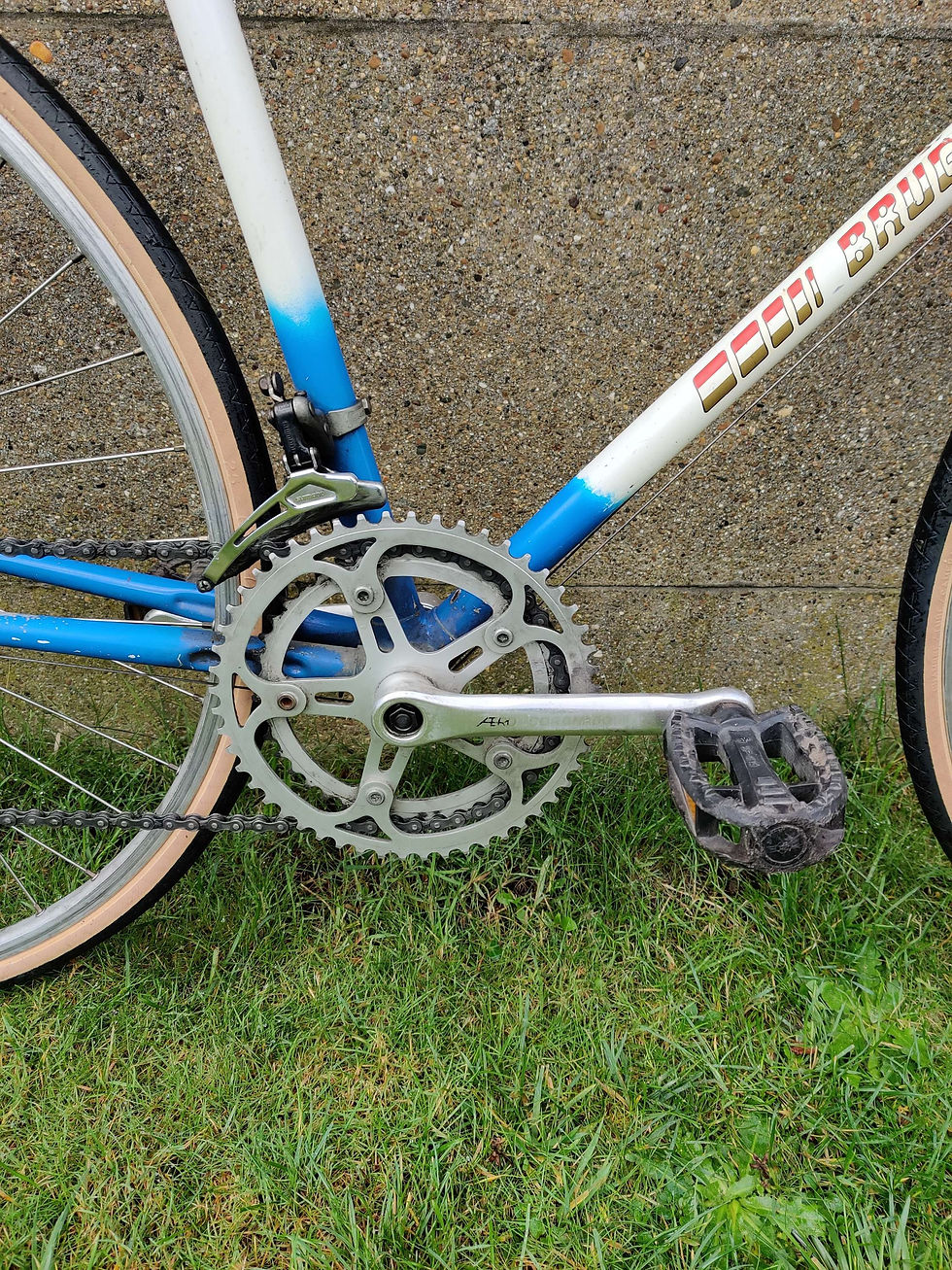 Thumbnail: Stoere D. Bruggeman retro koersfiets van 1987!