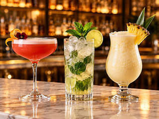 Diferença entre drink, coquetel e batida: guia completo