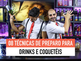 Como Preparar Drinks – 08 Técnicas
