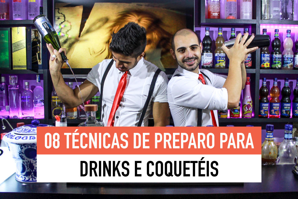 Como Preparar Drinks – 08 Técnicas