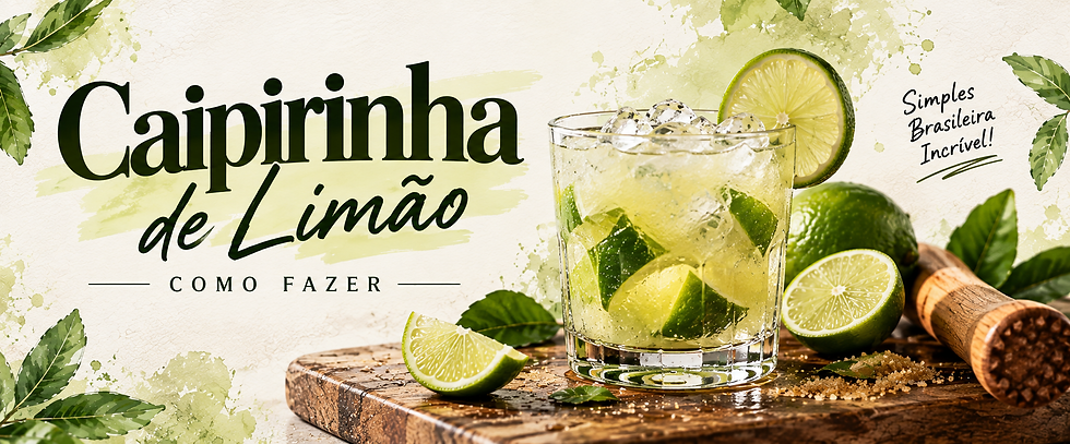 Caipirinha de Limão Perfeita