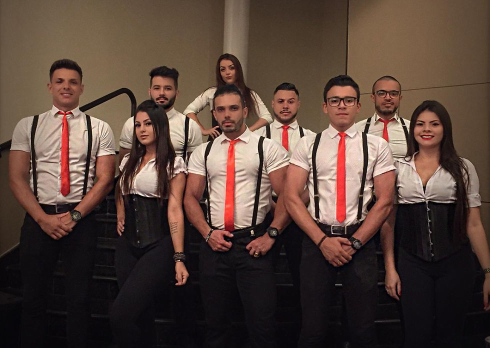 Bartenders profissionais da Pepper Drinks prontos para servir em evento em São Paulo