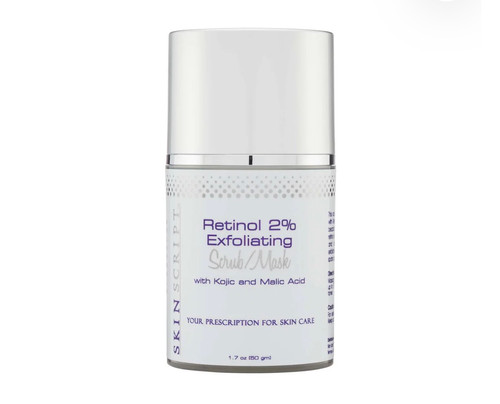Skin Script Retinol 2% Exfoliating Scrub Mask | Dew+Glow Aesthetics
