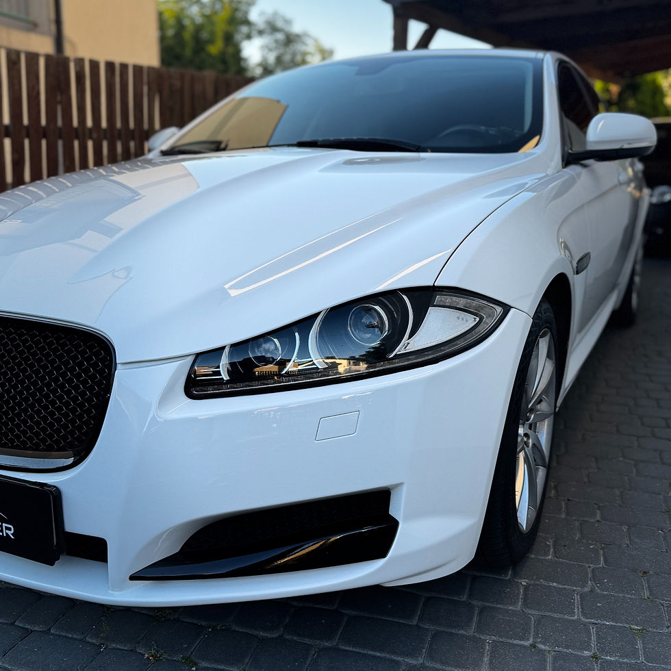 Korekta + Powłoka ceramiczna + pełny dechroming Jaguar XF
