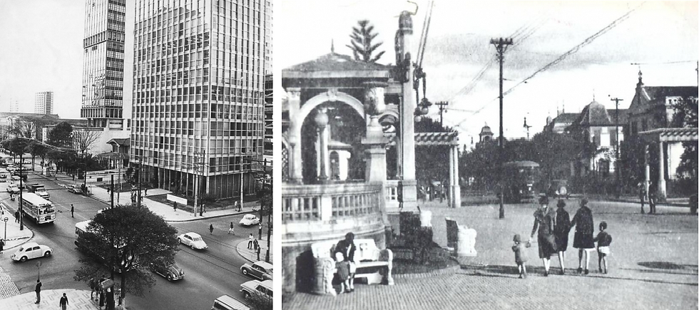 Av. Paulista em 1968. Fonte: Acervo Estadão