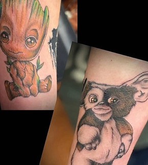 EZ cartoon tattoos