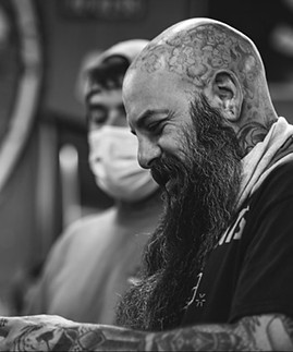 Michael tattooing