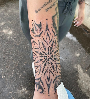 Stipple tattoo by Aiden