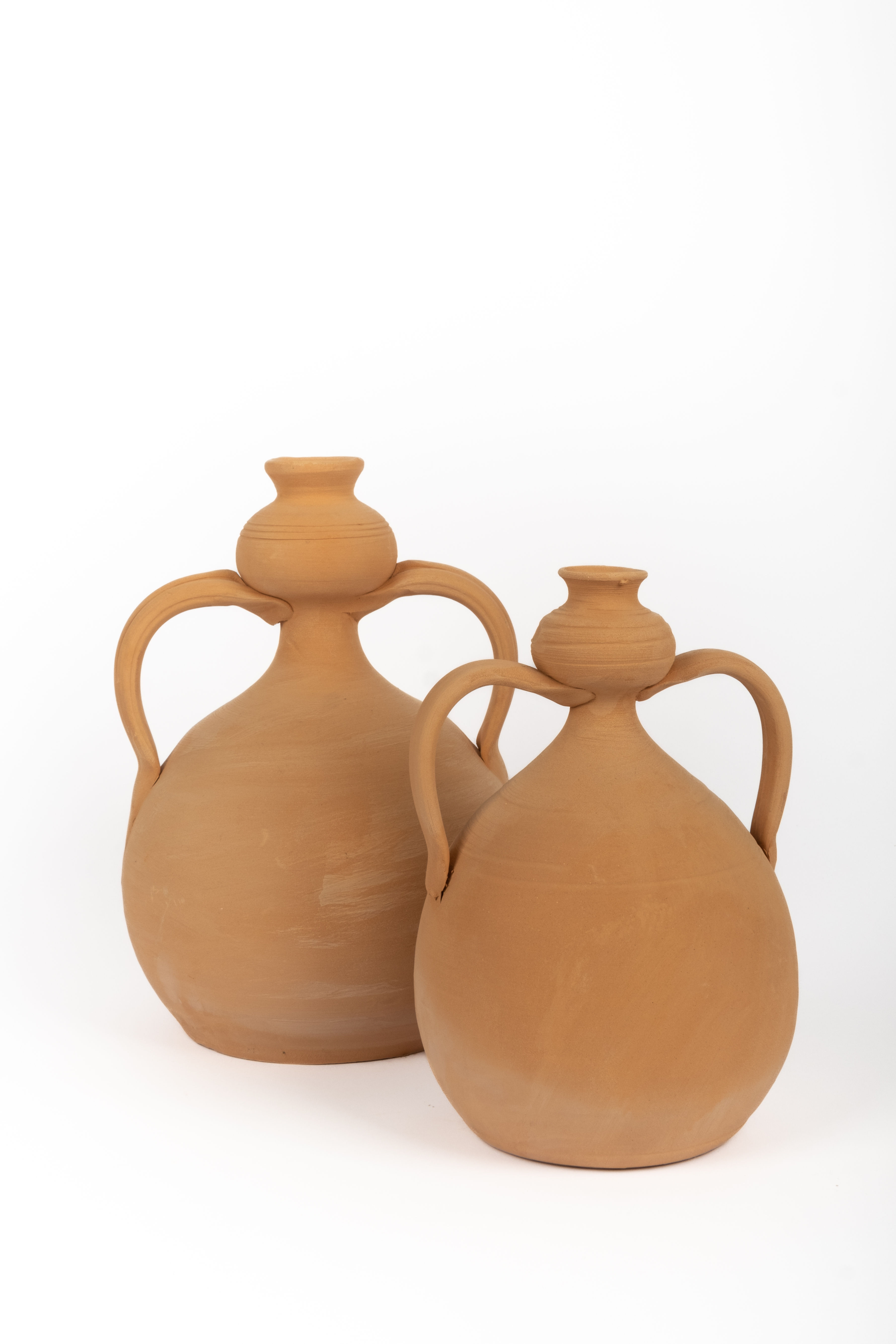 Bottiglia bassa grezza - Diverse dimensioni