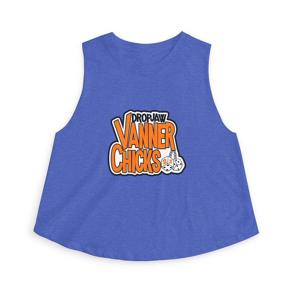 Thumbnail: Crop Top - DropJaw Vanner Chicks *Orange Logo* 