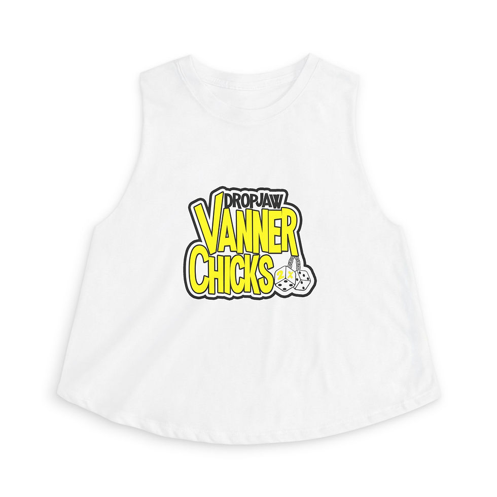 Thumbnail: Crop Top - DropJaw Vanner Chicks *Yellow Logo* 