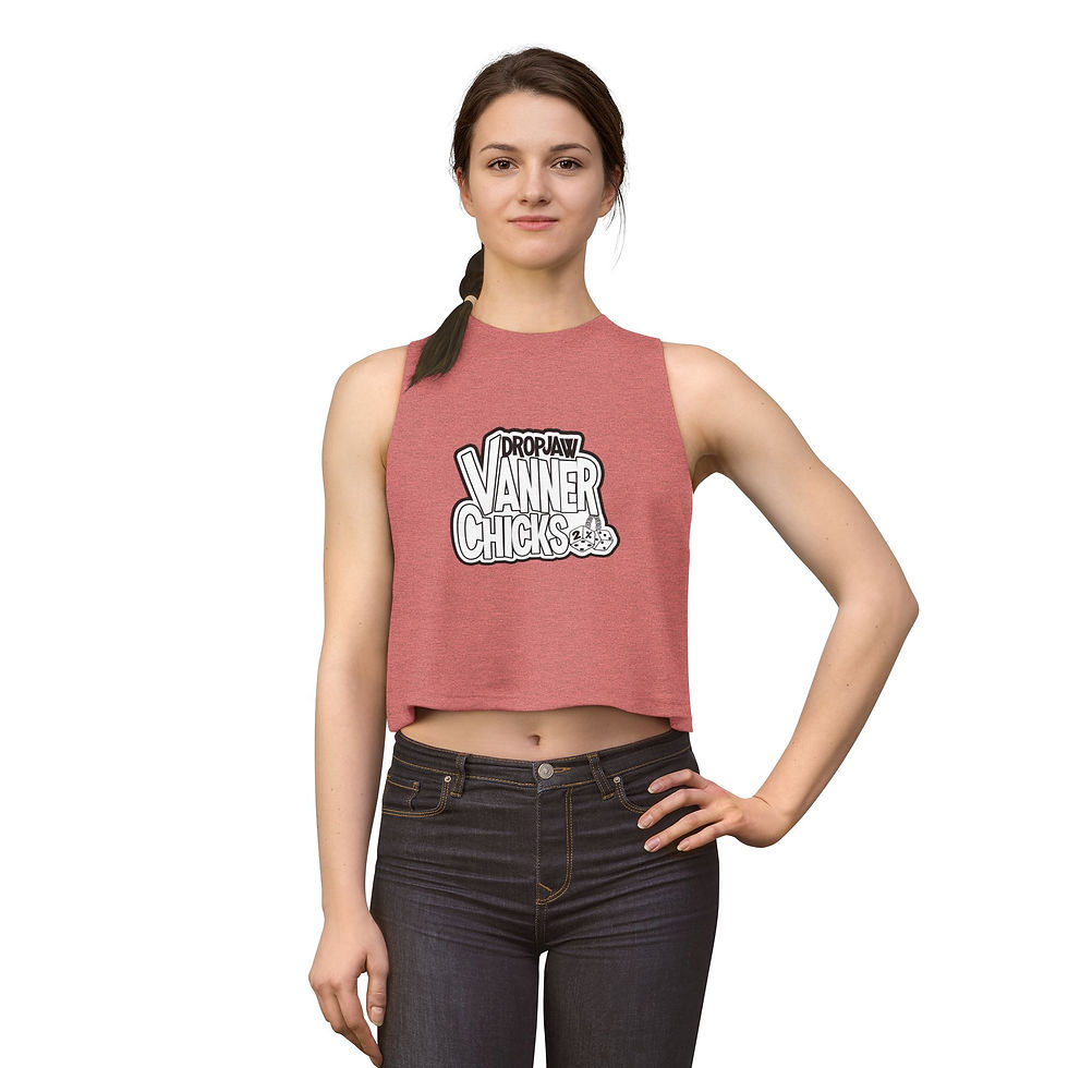 Thumbnail: Crop Top - DropJaw Vanner Chicks - *Outline Logo* 
