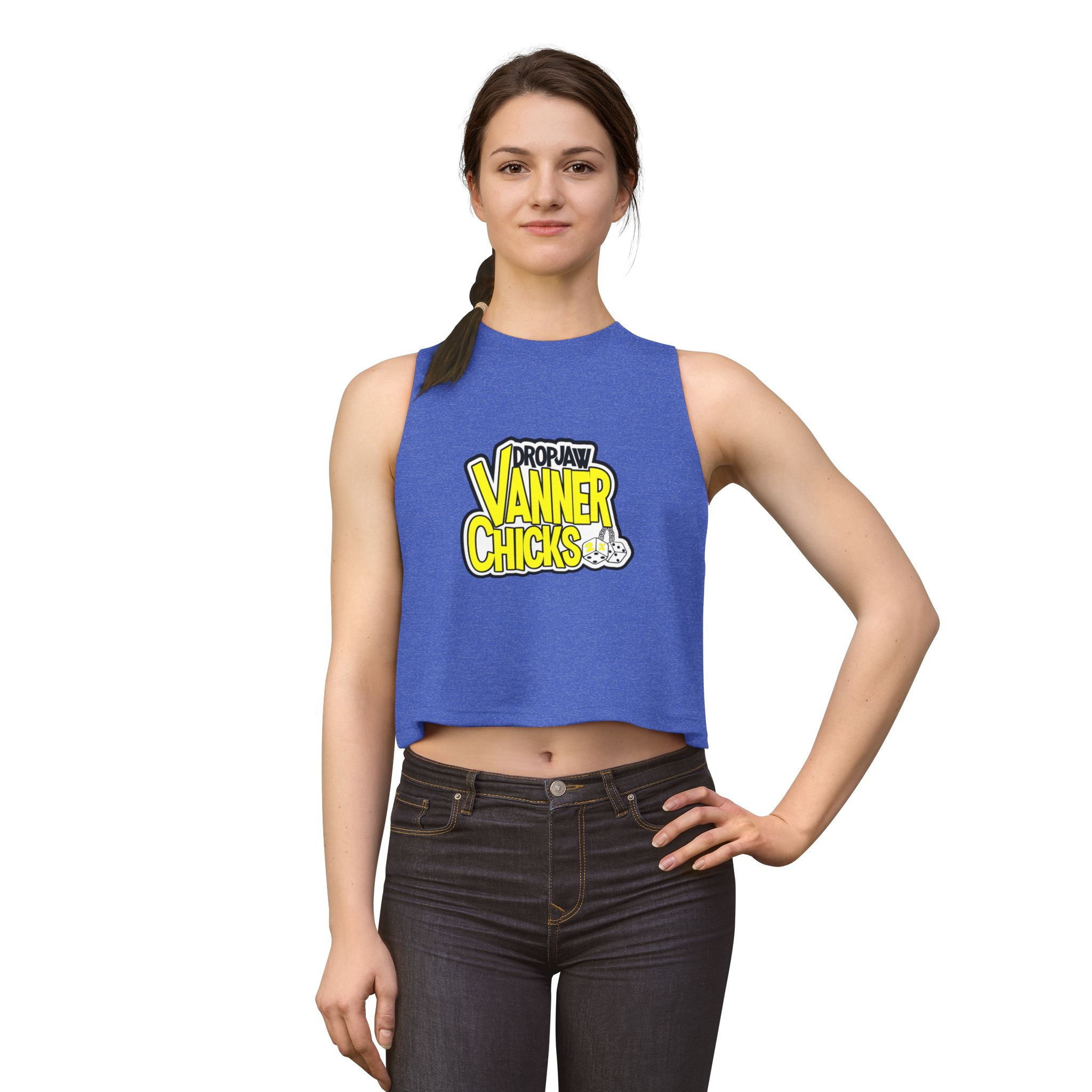 Crop Top - DropJaw Vanner Chicks *Yellow Logo*