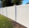 White PVC Fence