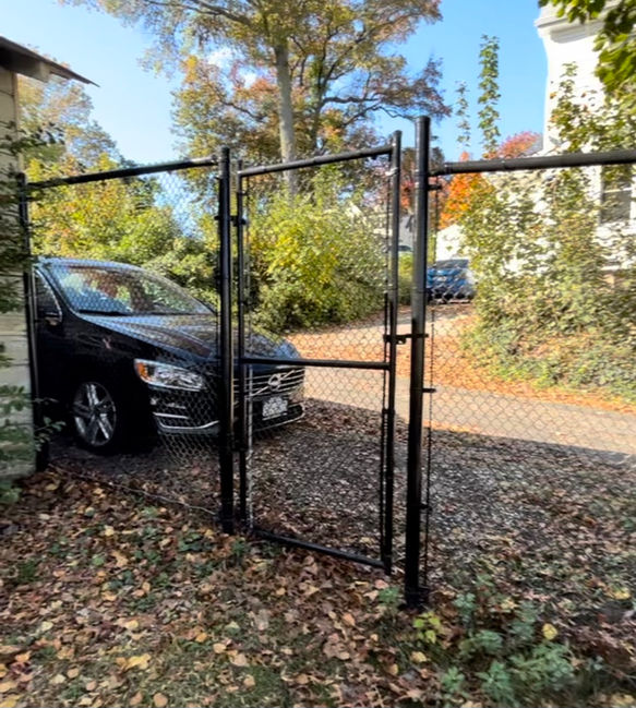 Chainlink Fence with Slats