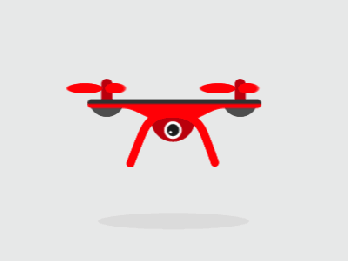 Quadrocopter rot drehend.gif