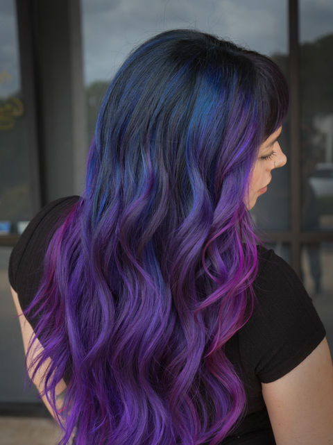Raleigh mermaid hair color, Raleigh unicorn hair color, Raleigh hair color specialist, Raleigh vivid color specialist, vivid color specialist, oligo Funkhue