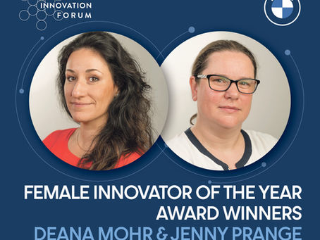 Deana Mohr and Jenny Prange win Female Innovator of the Year Award