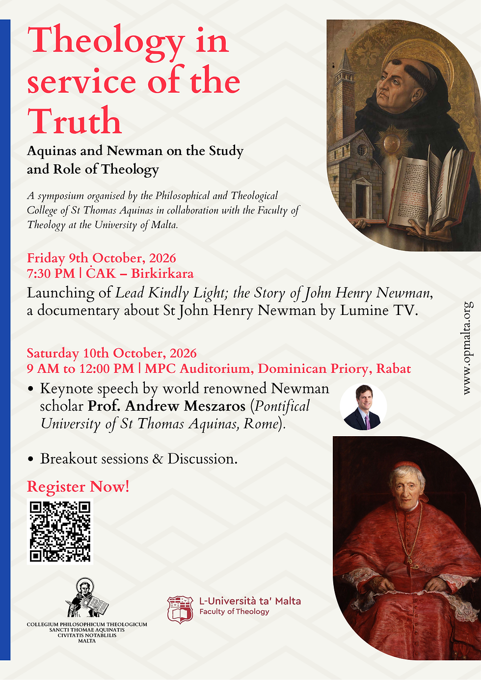 Symposium celebrating St Thomas Aquinas and St John Henry Newman