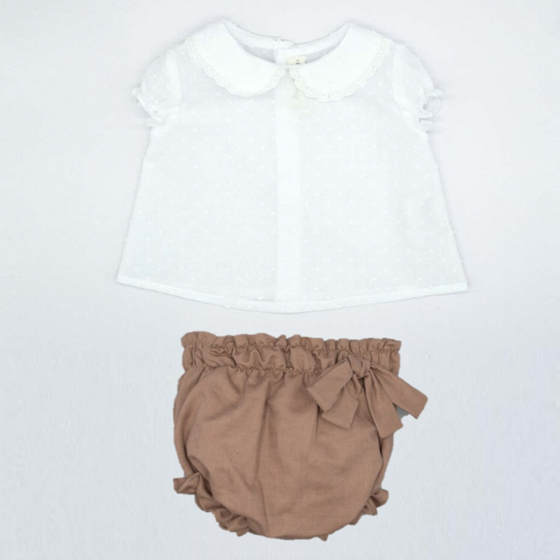 BLUSA PLUMETI CON CUELLO MANGA FAROL Y RANITA CON CINTURA ELASTICA Y LAZO LATERA